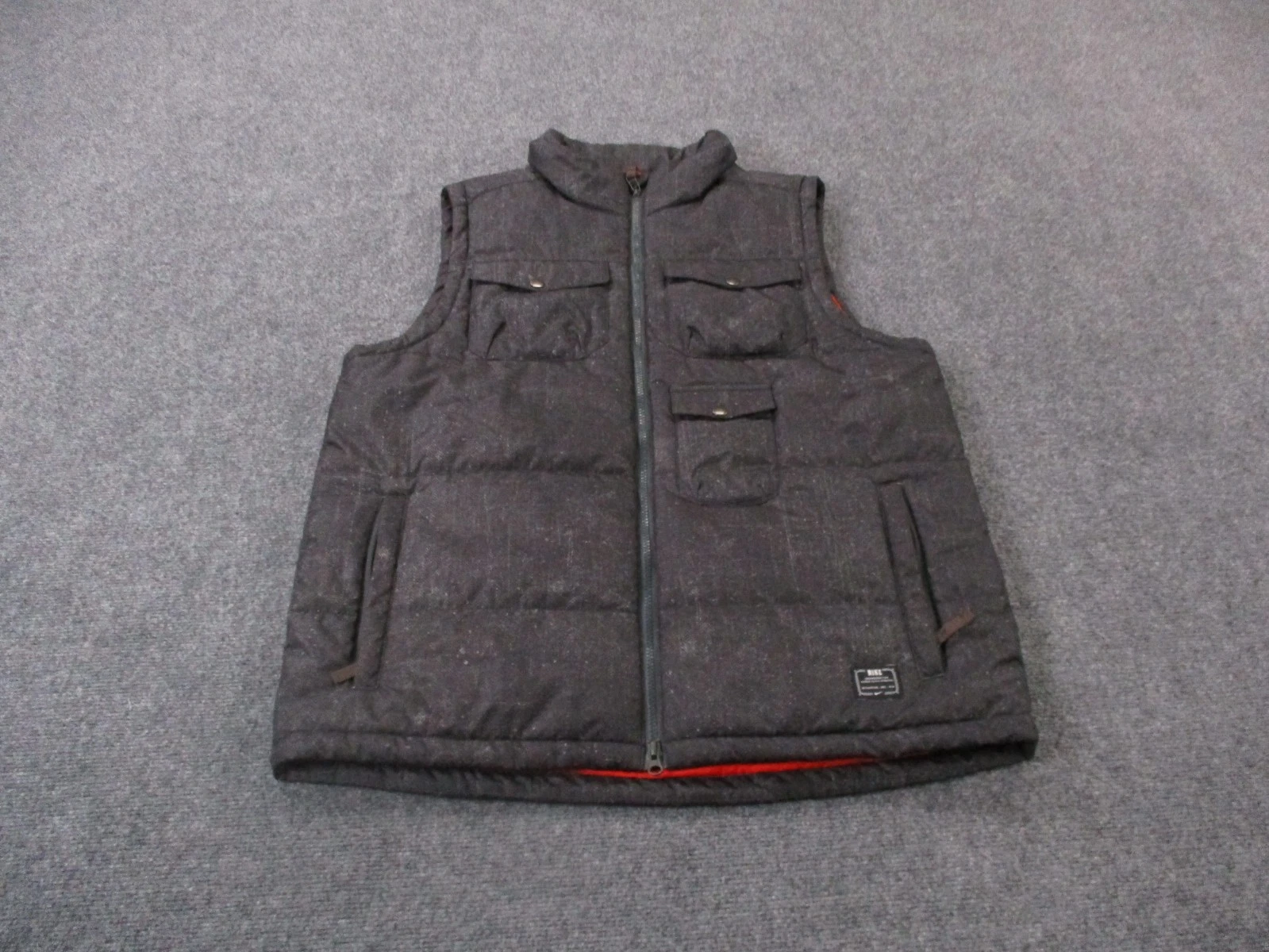 Nike Jacket Mens L Puffer Quilted Cargo Active Track Outdoors Hiking Athletes