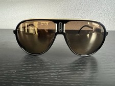 Carrera Champion65/N Black Aviator Sunglasses Polarized Brown Lenses for Men