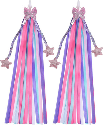 1 Pair Fahrrad Luftschlangen Lenkerfransen Streamer Bändchen Bunte Lenker Bändch