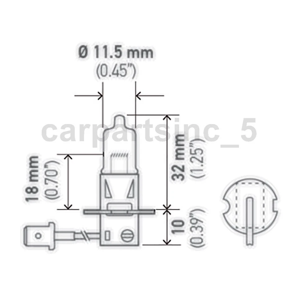 Bombilla antiniebla delantera Hella para Ford F-250 1994-1996 Foto 2 de 4
