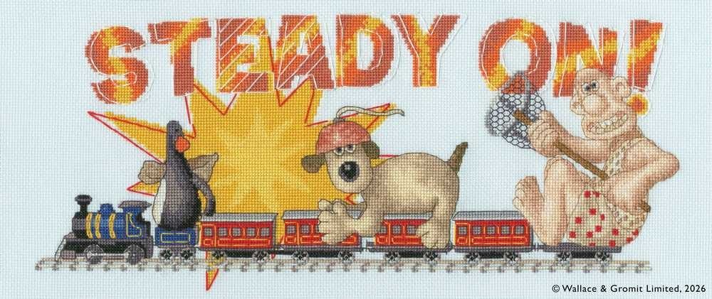 Steady On! Cross Stitch Kit ~ Bothy Threads