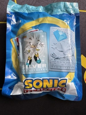 Wendy s x Sonic The Hedgehog 35th Anniversary Cards - Silver The hedgehog Set
