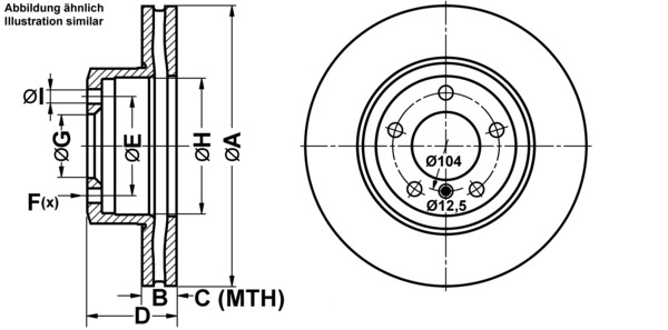 ATE Bremsscheiben Ø324Mm + BremsbelÄGe Vorne FÜR BMW 5 E60 5 Touring E61 6 E63-image