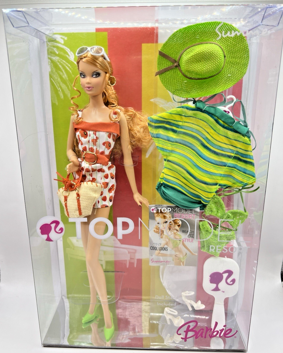 Barbie Top Model Resort Summer Doll M5803 2007 Model Muse Body