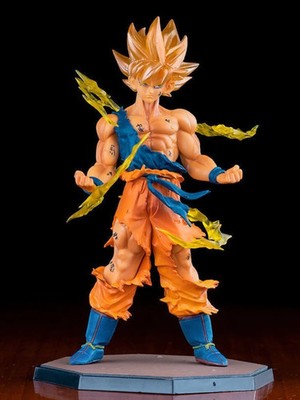 Dragon Ball Z Super Saiyan Goku Figure 17cm Anime Action Toy Gift Kids