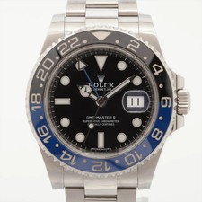 Rolex GMT Master II 116710BLNR SS SS AT quadrante nero 1 collegamento aggiuntivo