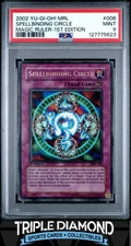 2002 Yu-Gi-Oh! Mrl-Magic Ruler 1st Edition #006 Spellbinding Circle PSA 9 A835