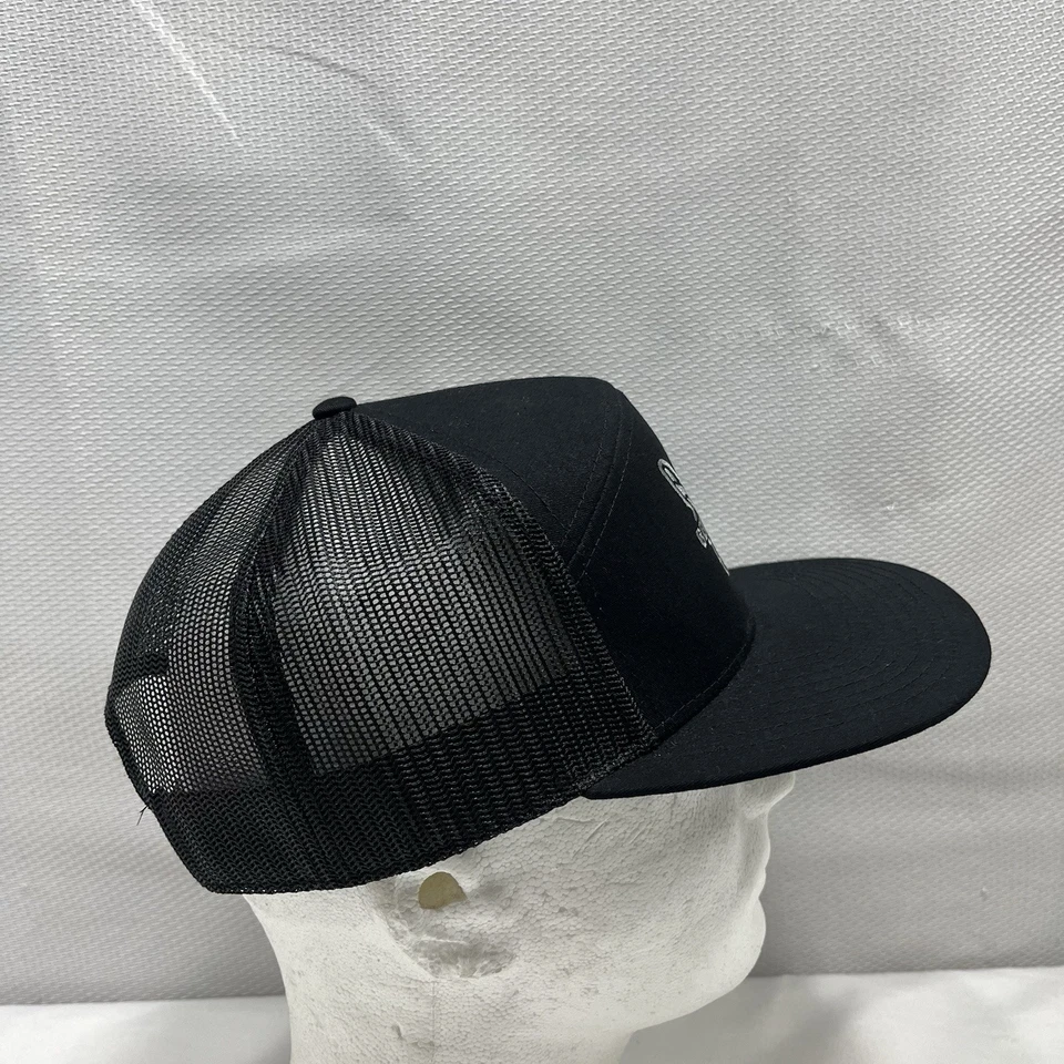 Sombrero trasero de malla a presión de mariposa hecho en banco negro talla única Richardson #112 Foto 3 de 4