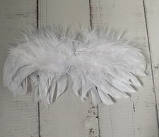 Barbie Sindy Doll White Feather Angel Fairy Wings Perfect For OOAK Projects A9