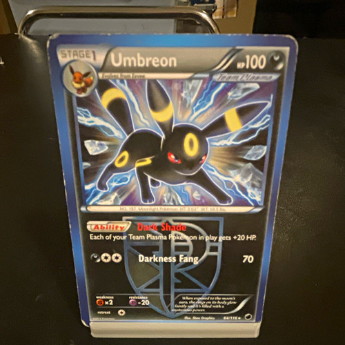 2013 Pokemon TCG Umbreon 64/116 Plasma Freeze Deck Exclusive Rare 100 HP English