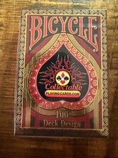 Bicycle 100 DECK DESIGN Limited Edition Playi...