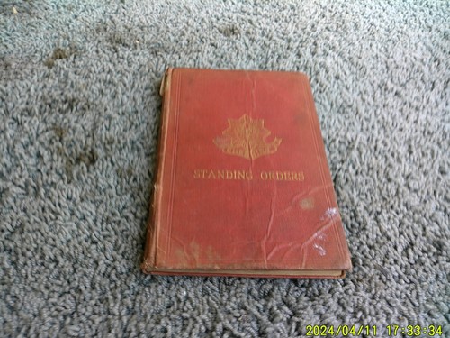 THE STANDING ORDERS OF THE 3rd BATTALION 22ND CHESHIRE REGIMENT. 1917