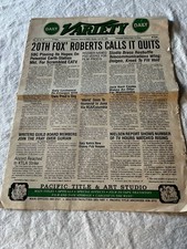 1985 Daily Variety Newspaper Andre Anthony Waters “The Dealer” Promo Ad