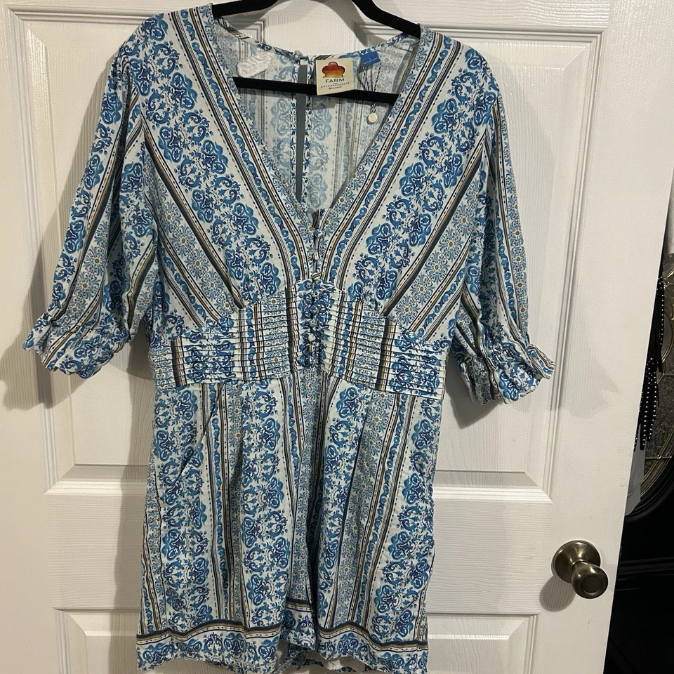 Mameluco Anthropologie Farm Rio Evie de una pieza talla grande Foto 2 de 4