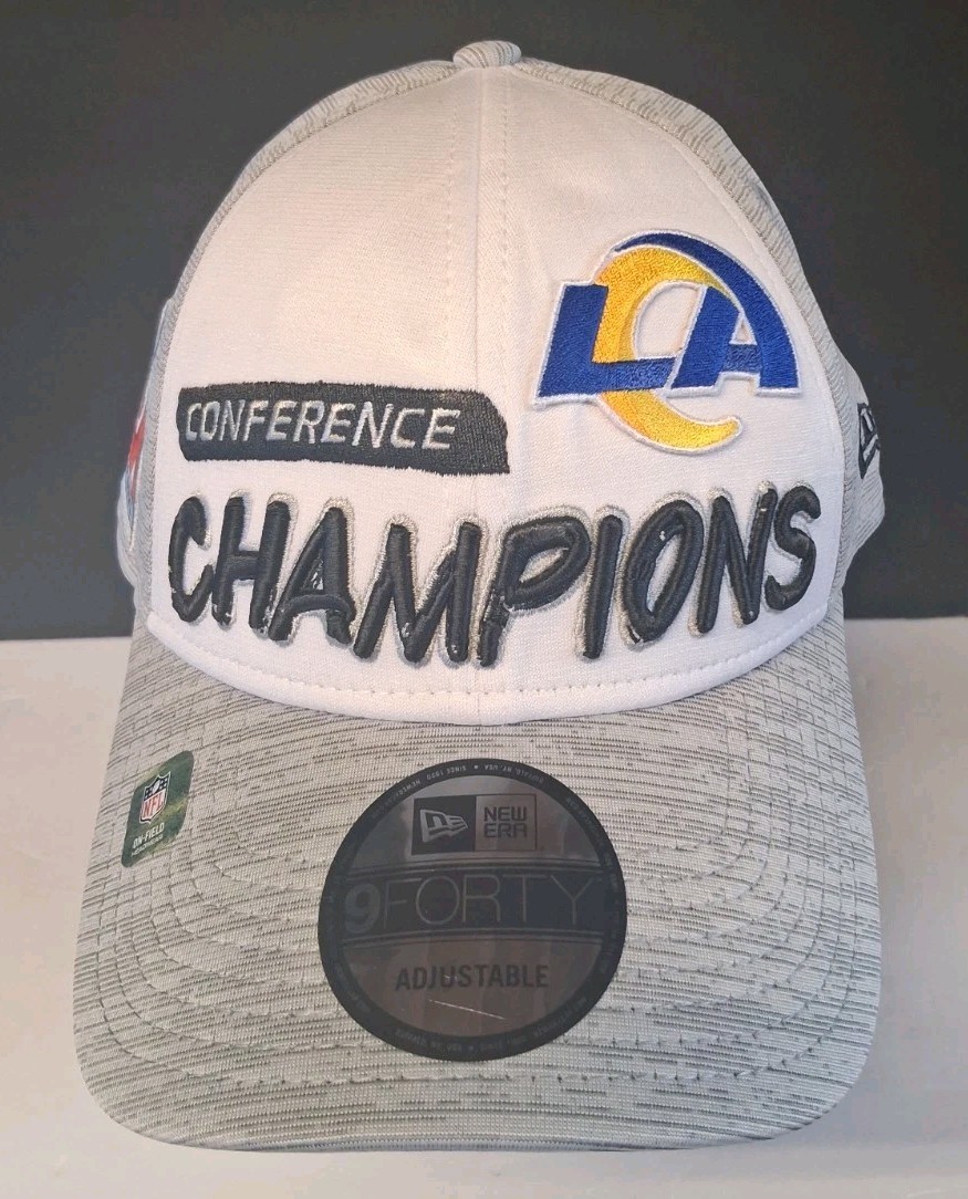 ニューエラ SUPER BOWL CHAMPIONS ロサンゼルスラムズ New Era LA Rams Super Bowl LVI Conference Champions Hat 9FORTY NFL