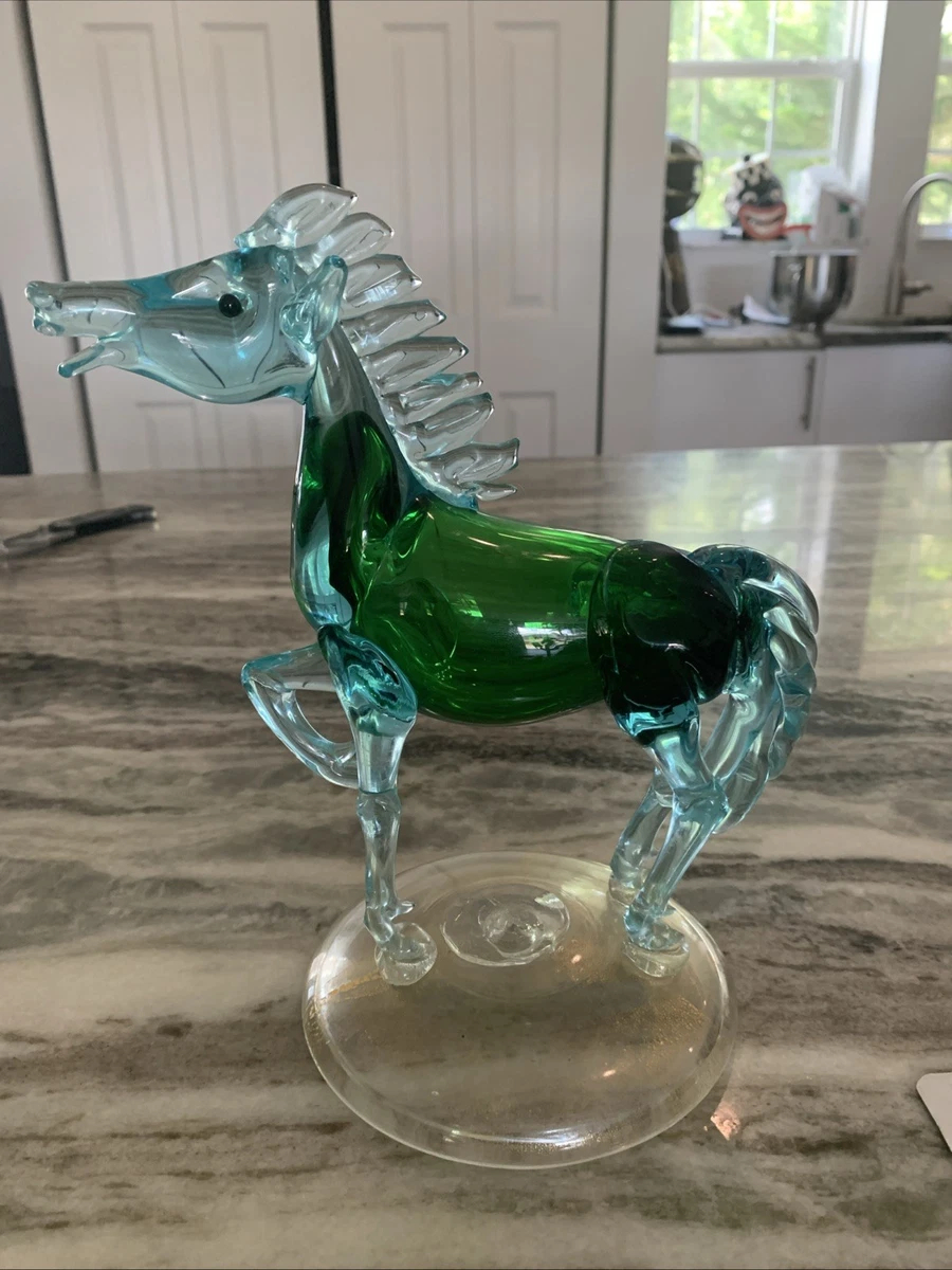 Murano Glass Horse In Collectible Horse Figurines for sale | eBay