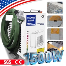 US Stock 1500W 220V Laser Cleaner For Rust Paint Removal Industrial Grade