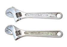 2 Vintage 4 Adjustable Wrenches / J. H. Willi...