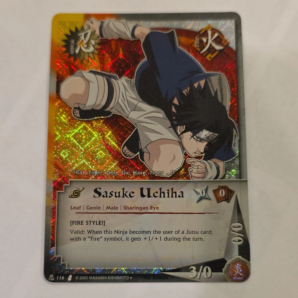 Sasuke Uchiha Card for sale | eBay