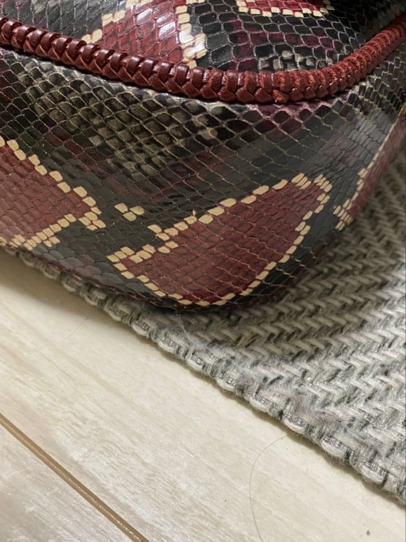 Longchamp Amazonine Python Leather Shoulder Bag R… - image 5