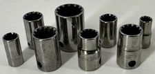 Snap-on Tools Shallow Socket Set 1/4' to 5/8' Drive 8pc