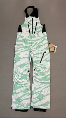 Burton NWT Men's [ak]  Cyclic GORE-TEX 2L Bib Pants - Oversized Zebra - XXS