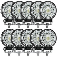 LED Work Lights, 4 Inch 99W Round Driving Fog Lights 12V 24V Off Road Light S...