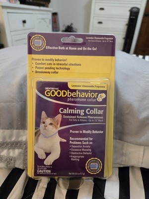New. Sentry Pet Care Good Behavior Pheromone Collar For Cats & Kittens.