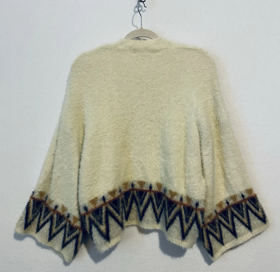 Cárdigan Anthropologie Maya Kimono Mujer Talla Única Frente Abierto Suroeste Difuso Foto 3 de 4