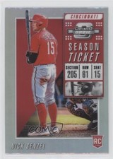 2019 Panini Chronicles Contenders Optic Holo Prizm Nick Senzel #9 y0i