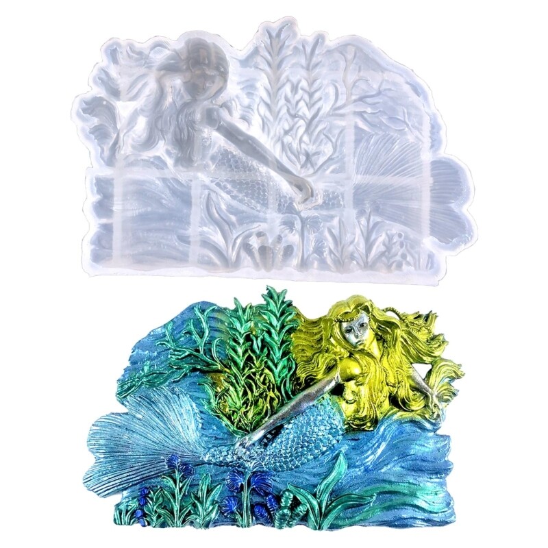 Silicone Sea Resin Mold for 3D Wall Art and Desktop Decorations