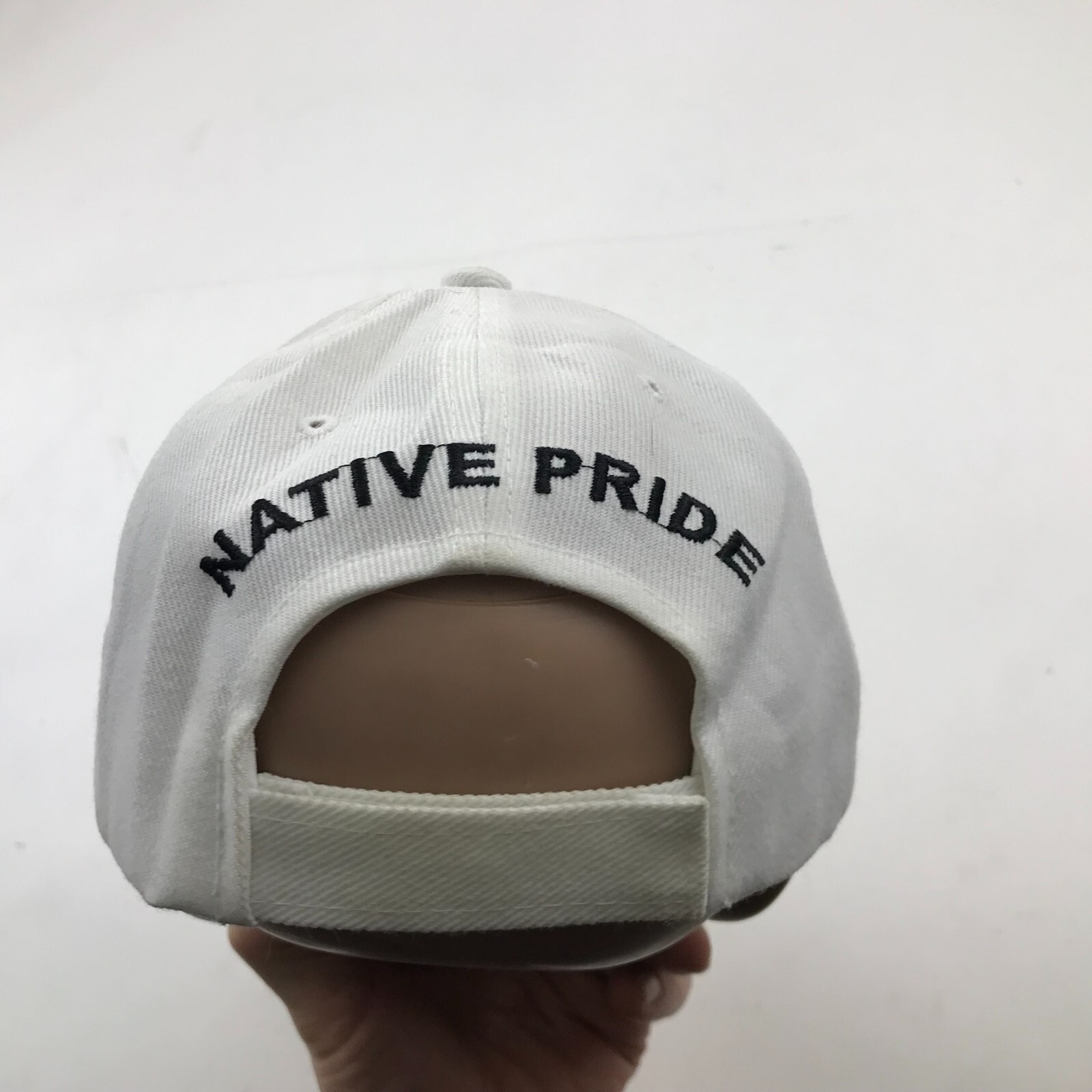 Native Pride Hat Cap Strapback White Black Adjust… - image 2