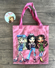 Lil Bratz CHILDRENS BAG Shoulder Storage Sac Pink 8x9" by MGA Dressed Up Crown