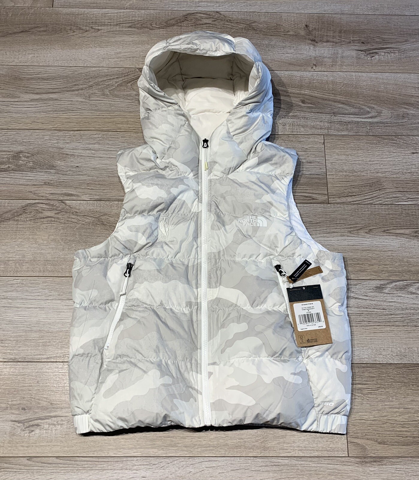 the north face hyalite down hoodie vest 