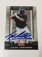 Tyler Ladendorf Minnesota Twins 2008 Donruss Elite Autograph Card #94 READ DESCR