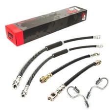 4x Bremsschlauch Bremsleitung Bremsrohr Set vorne hinten für Seat Leon 1P1 2005-