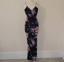 Windsor floral spaghetti strap maxi dress with slit