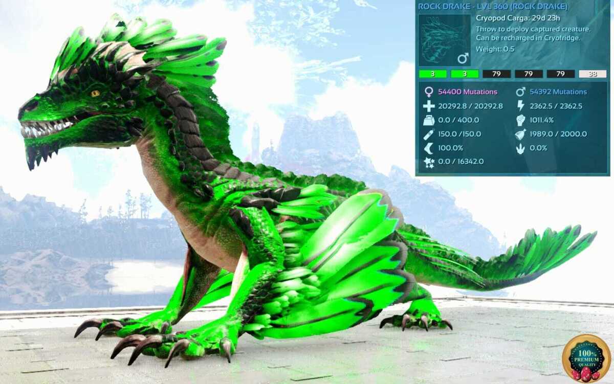 Ark Survival Evolved New Dino Rhyniognatha Clone PVE PS4/PS5