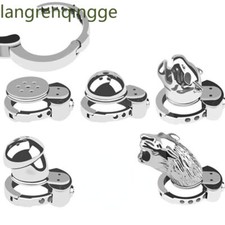 Male Adjustable Chastity Cage Ring Metal Cage Lock Ring Slave Restraint