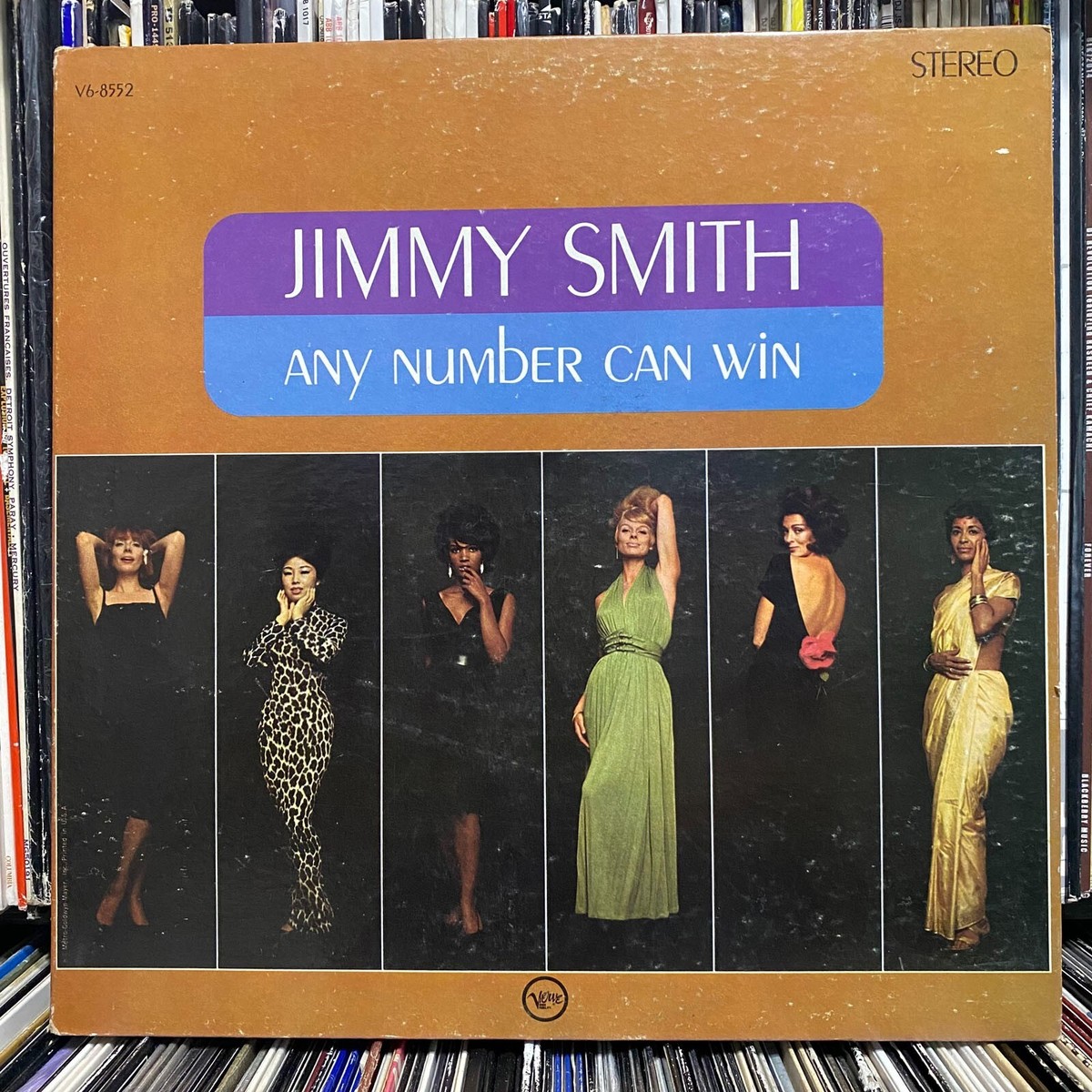 JIMMY SMITH - ANY NUMBER CAN WIN (VINYL LP) 1963!!! RARE!!! VERVE