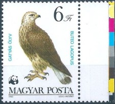 25822 Hungary Animal Bird-of-Prey MNH RARE