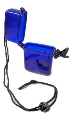 2 Eclipse Clear Transparent Waterproof Hard Plastic Cigarette Case 100s