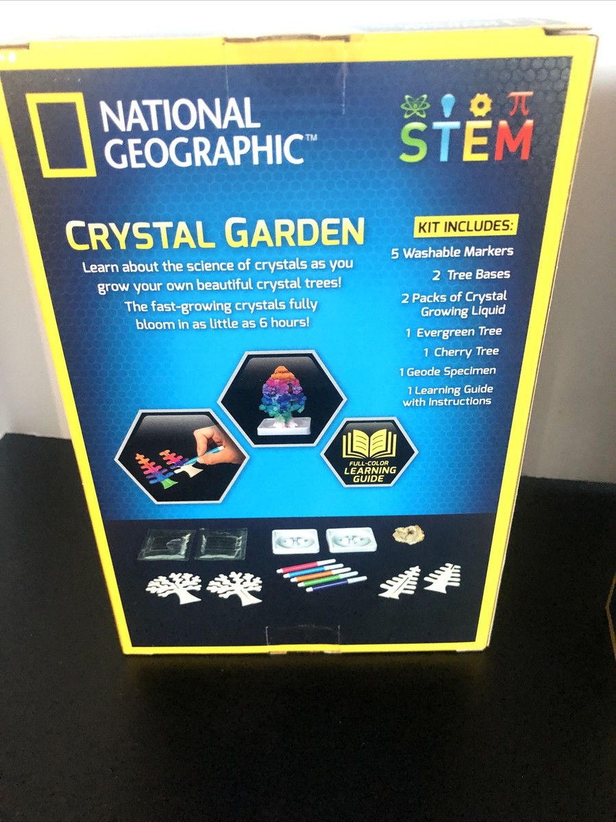 National Geographic Kit Di Coltivazione Cristalli Per Bambini - Alberi Di Cristallo Di Quarzo Rosa - Gioco Scientifico 8+ Anni Con Geode Incluso - 2