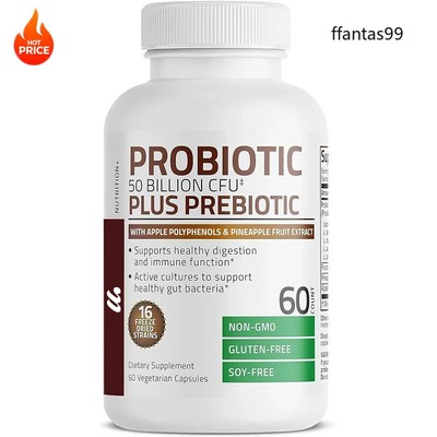 Probiotics containing apple polyphenols and pineapple fruit extract