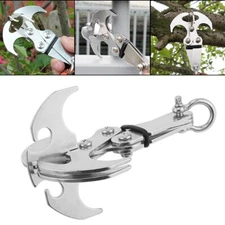 Large Gravity Grappling Stainless Steel Hook Claw Cross Survival Folding Hook