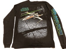 Vintage Star Wars "Red Squadron" long sleeved T-Shirt Boys L, 14-16 Great Cond