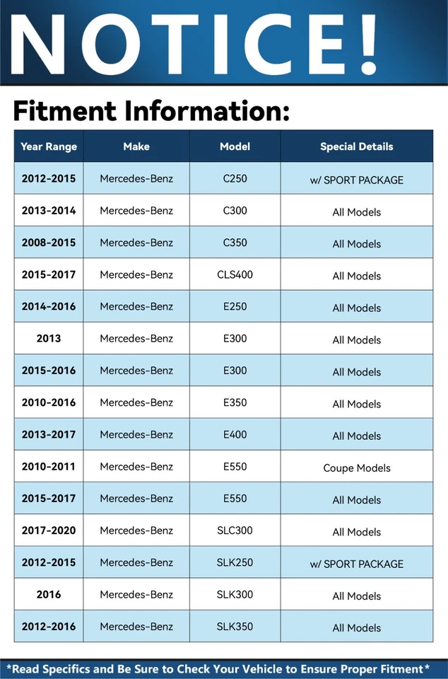 Pastillas de freno delanteras de cerámica para Mercedes-Benz C250 C300 C350 E350 E400 E550 SLK350 Foto 2 de 4