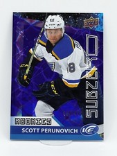 Scott Perunovich - 2021-22 Upper Deck Ice Sub Zero Rookies #SZ-45 /999 Blues RC