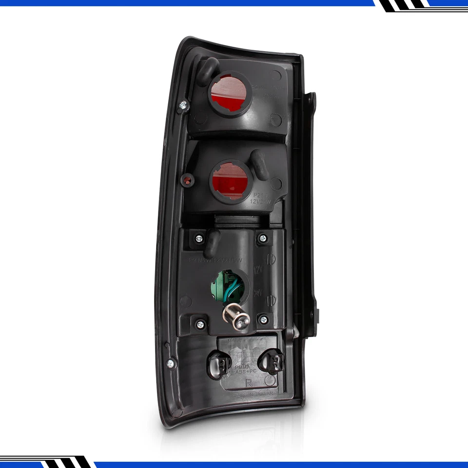 For 1991-1997 Toyota Land Cruiser FJ80 Clear Red Rear LED Tail Lights Pair LH+RH - Image 2 of 4