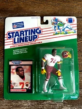 1989 Starting Lineup Dexter Manley New On Card Washington Redskins